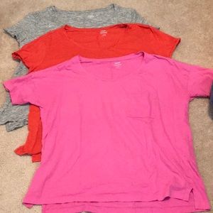 👕 3 Old Navy Boyfriend Tops Size Large 👚